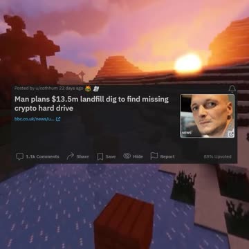 Man plans 135m landfill dig to find missing crypto hard drive