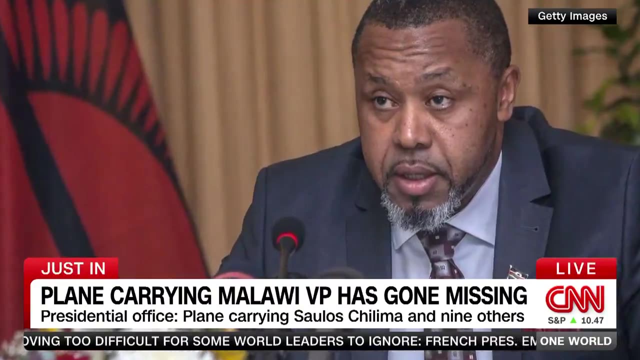 Plane Carrying Vice President of Malawi, Saulos Chilima Goes Missing, the Plane “Went Off Radar”