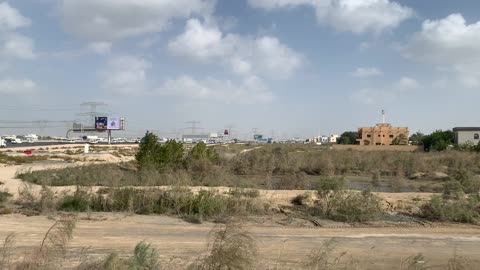 Windy day in dubai