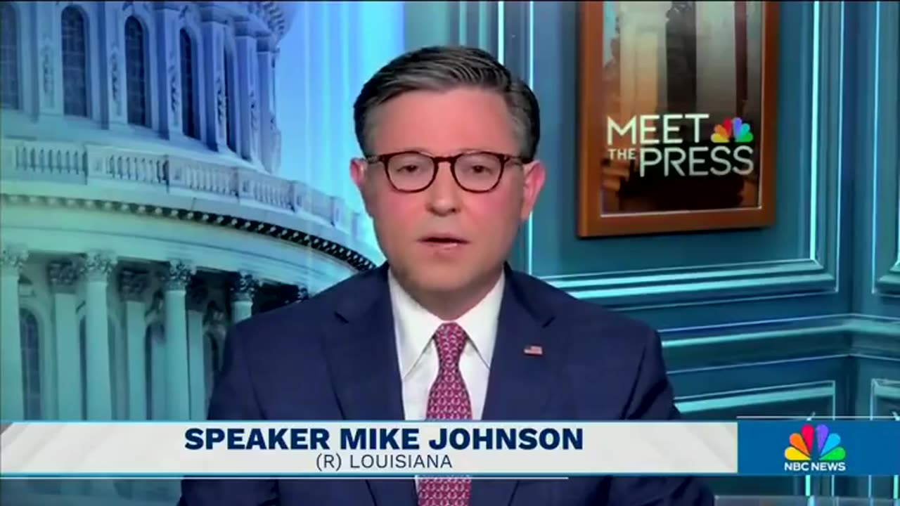 Speaker Mike Johnson slams Biden