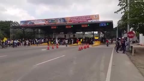 Protestas en peaje de Cartagena