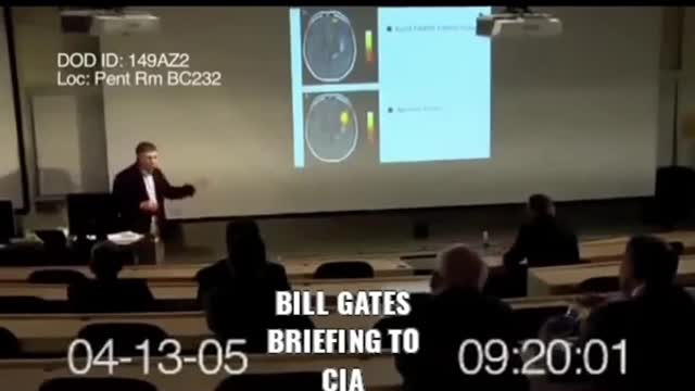Briefing with Gates talking to C?A