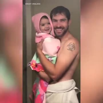 Super Cute Daddy and Daughter Lip Sync Battle