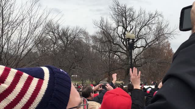Yes I really did got to the inauguration in 2017