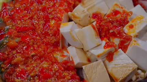 Making process of braised fish with tofu