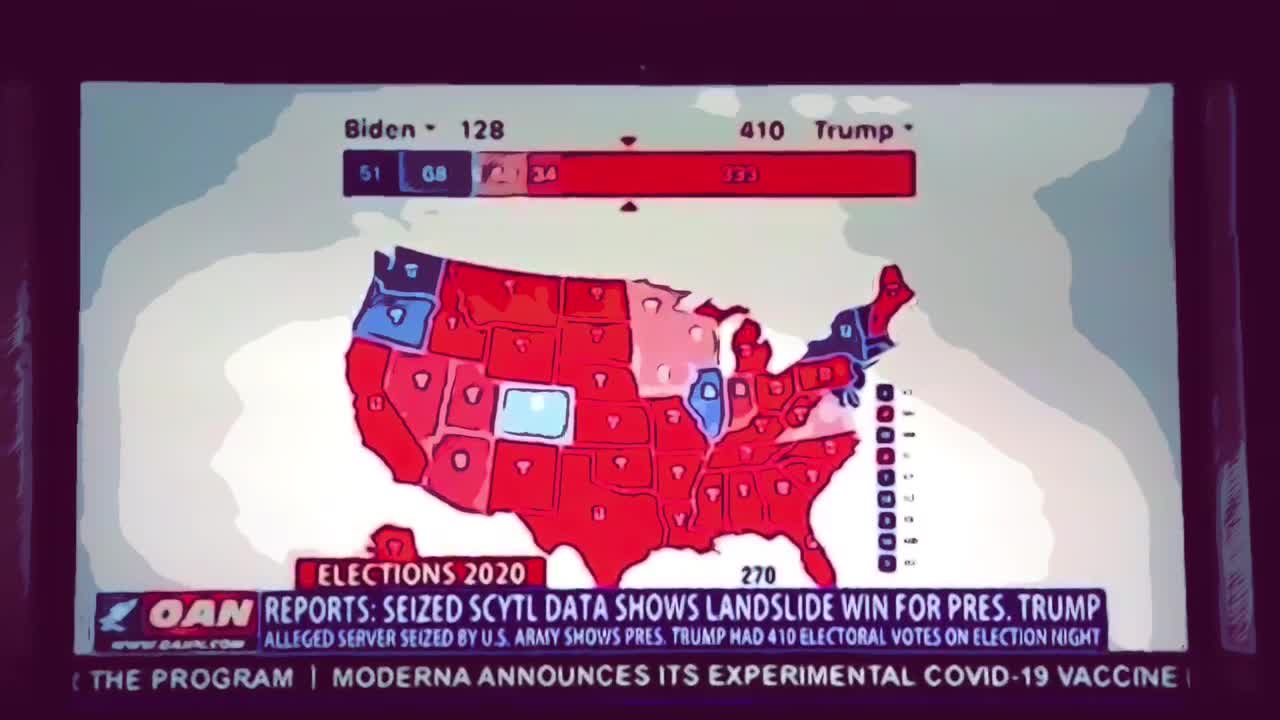 410 - Trump, The real electoral map.