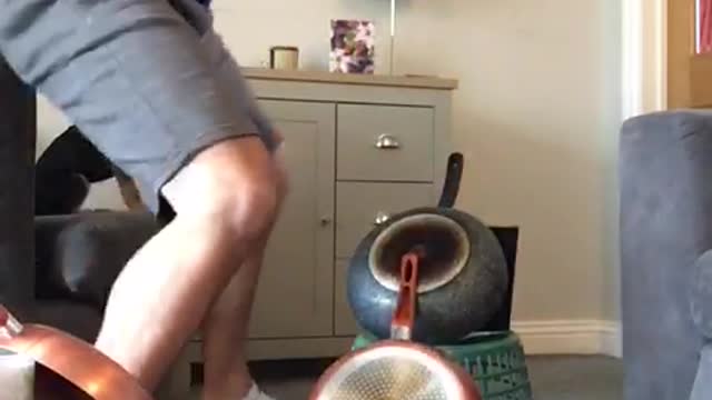 Husband Stoked They Nailed Trick Shot