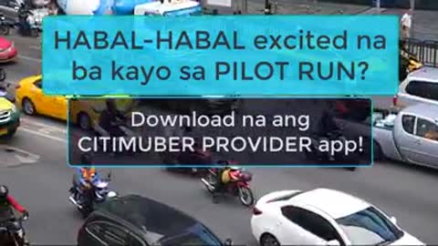 Citimuber Pilot Run with Habal Habal