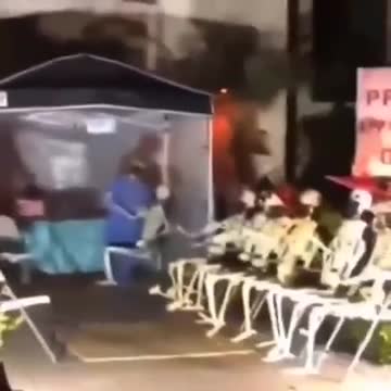 Décoration d'Halloween spécial Pfizer