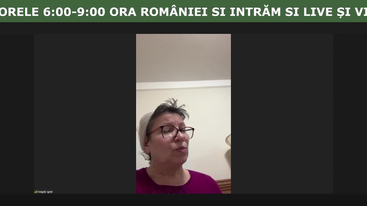 MAGDA IGNAT POEZIA -CE BINE MĂ SIMT- PĂRTAȘIE LIVE CALEA CĂTRE RAI #WHCM #poezii #creștinism #isus