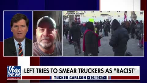 A Freedom Convoy trucker joins Tucker Carlson