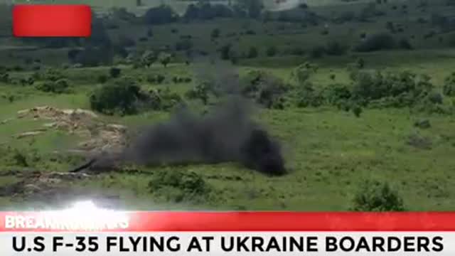 United States F15 flying at Ukraine border's