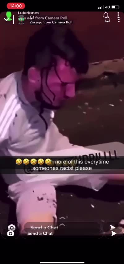 No evidence of any racism.