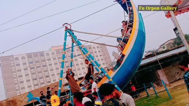 Viral boat on Habiganj, Sylhet. হবিগঞ্জের বানিজ্য মেলার নৌকা। Boat dance. Fu Orpon