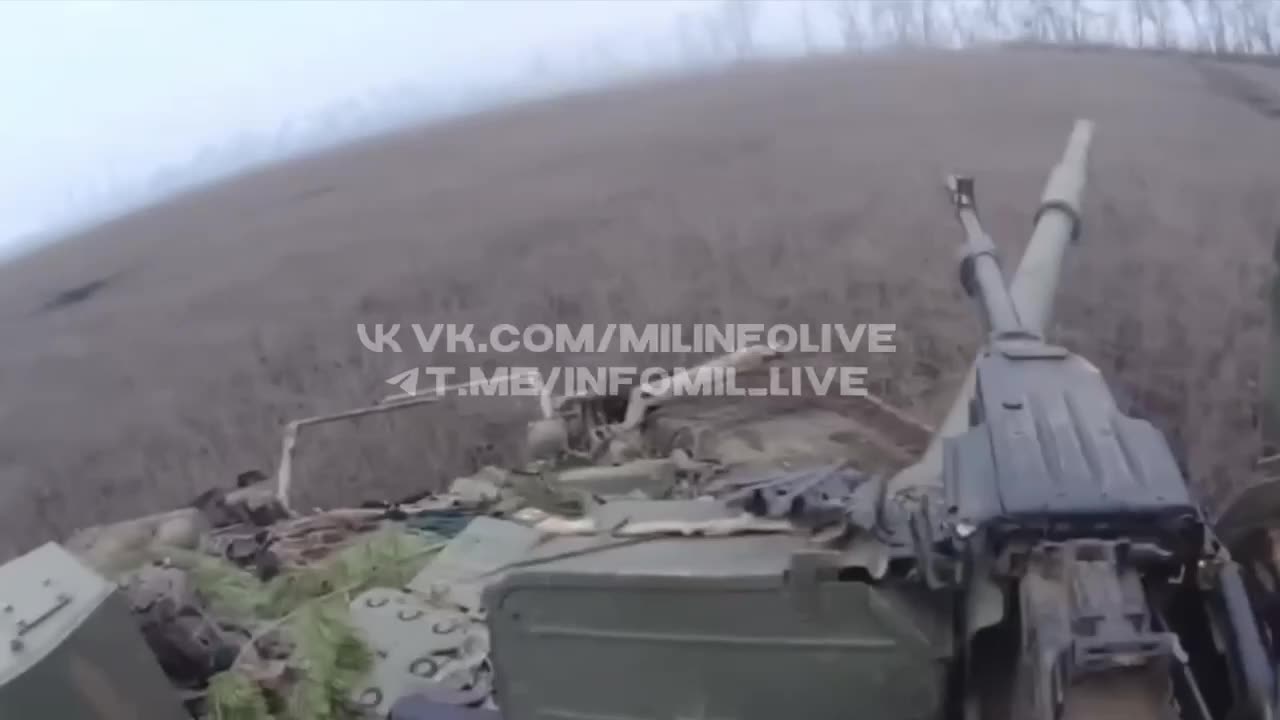 Russian tankers fighting near Avdeevka.