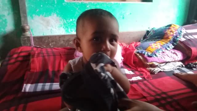 baby funny laugh when she turns how funny cute baby
