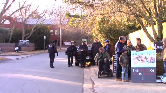 0136 Arkansas prolife activists interviewed after being arrested in Little Rock