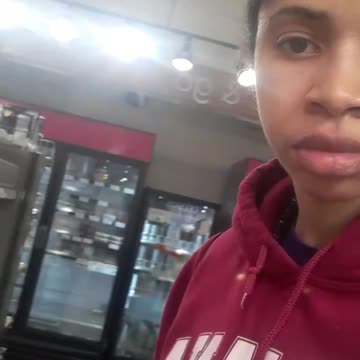 Selfie in cute store.