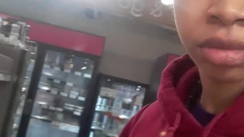 Selfie in cute store.