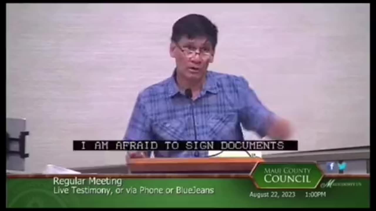 A Resident Attorney in Lahaina Throws Questions at Maui County Council