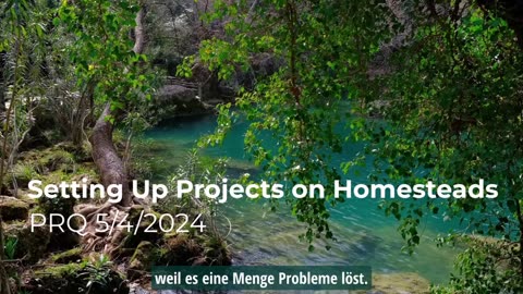 Aufbau von Projekten auf dem eigenen Landbesitz