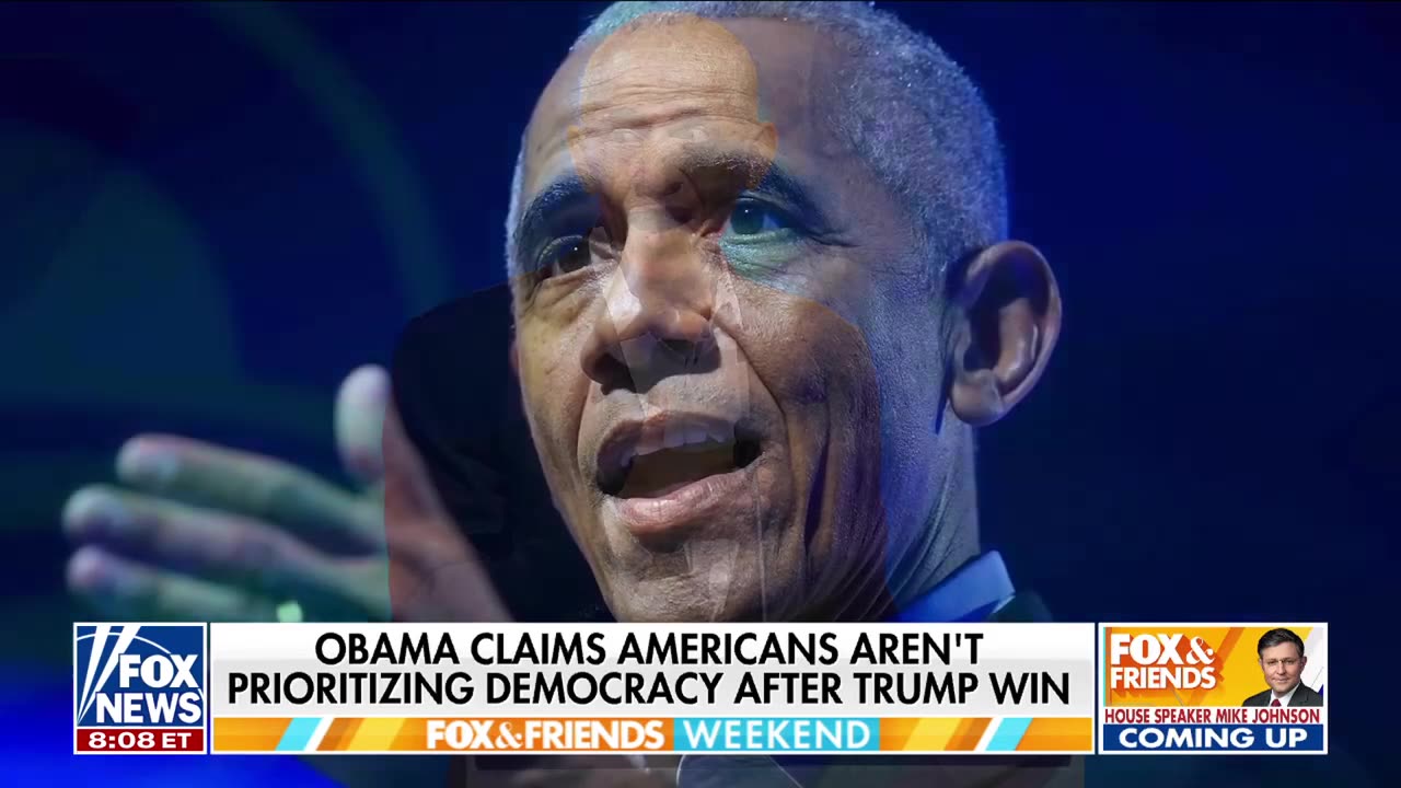 🔴 Hostile rhetoric in former President Barack Obama's first post-election speech