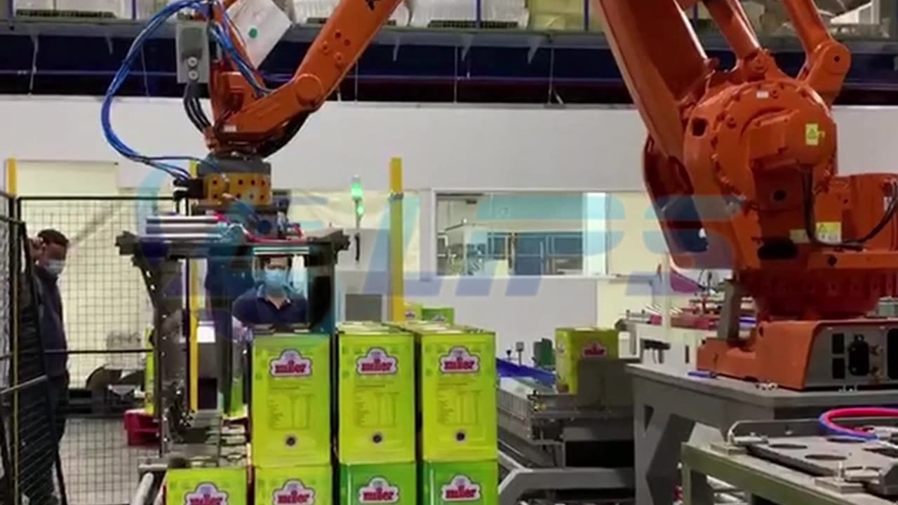 automatic robot carton palletizer #palletizer#foryou#cartonpalletizer#machine