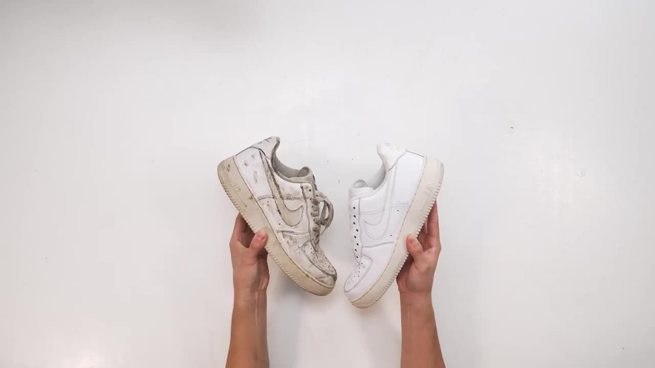 Shoe Cleaning ASMR - Nike Air Force 1