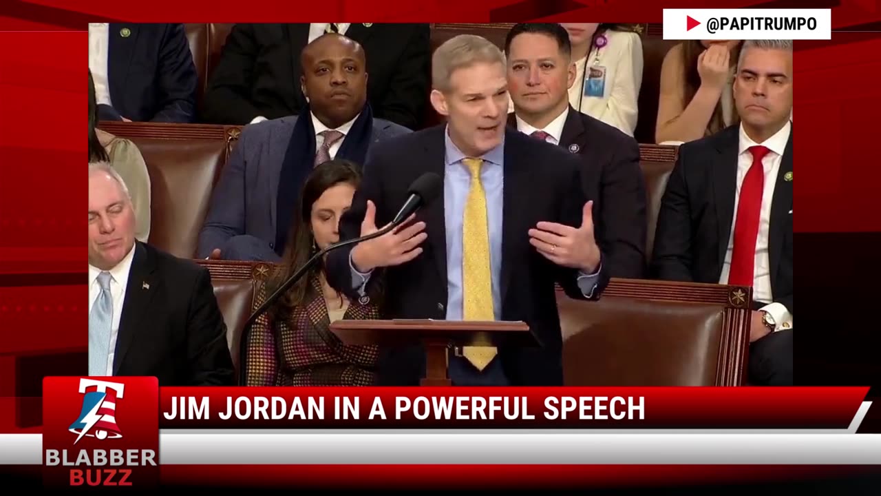 Jim Jordan In A Powerful Speech