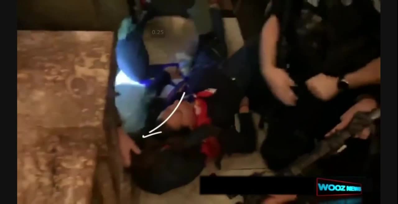 [45 Seconds] Showing Them Faking "Ashli Babbitt" Blood.