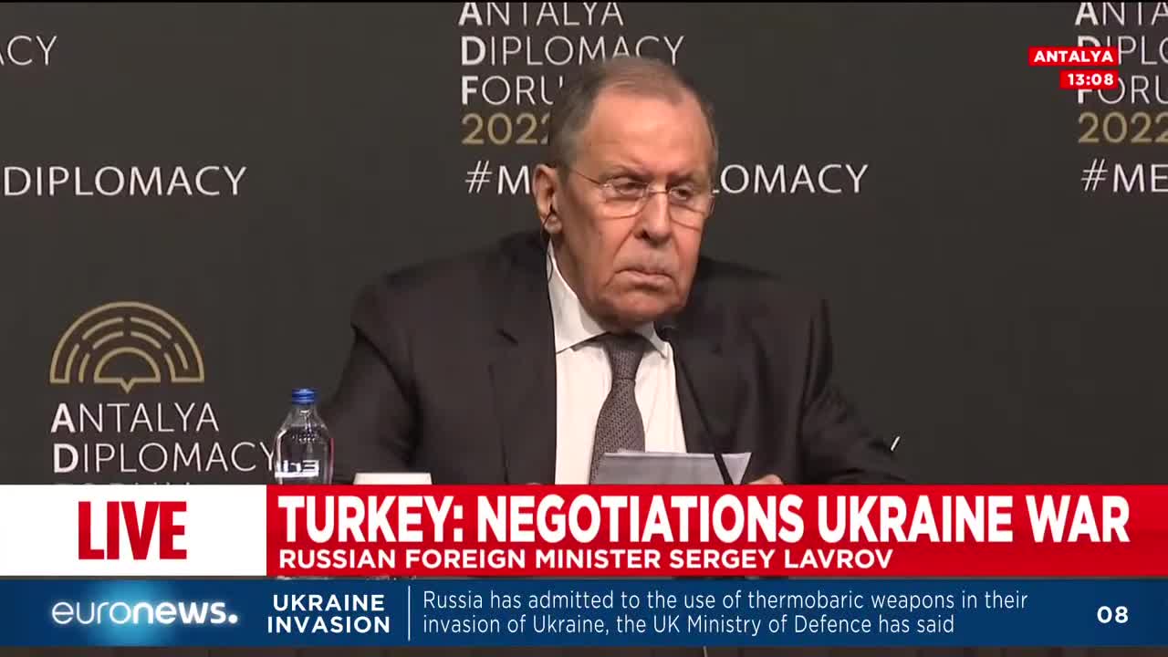 Mar. 10: Lavrov, Kuleba Press Conference