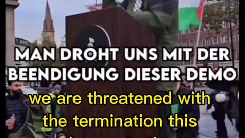 German police ban the word “child” during pro-Palestinian protests!