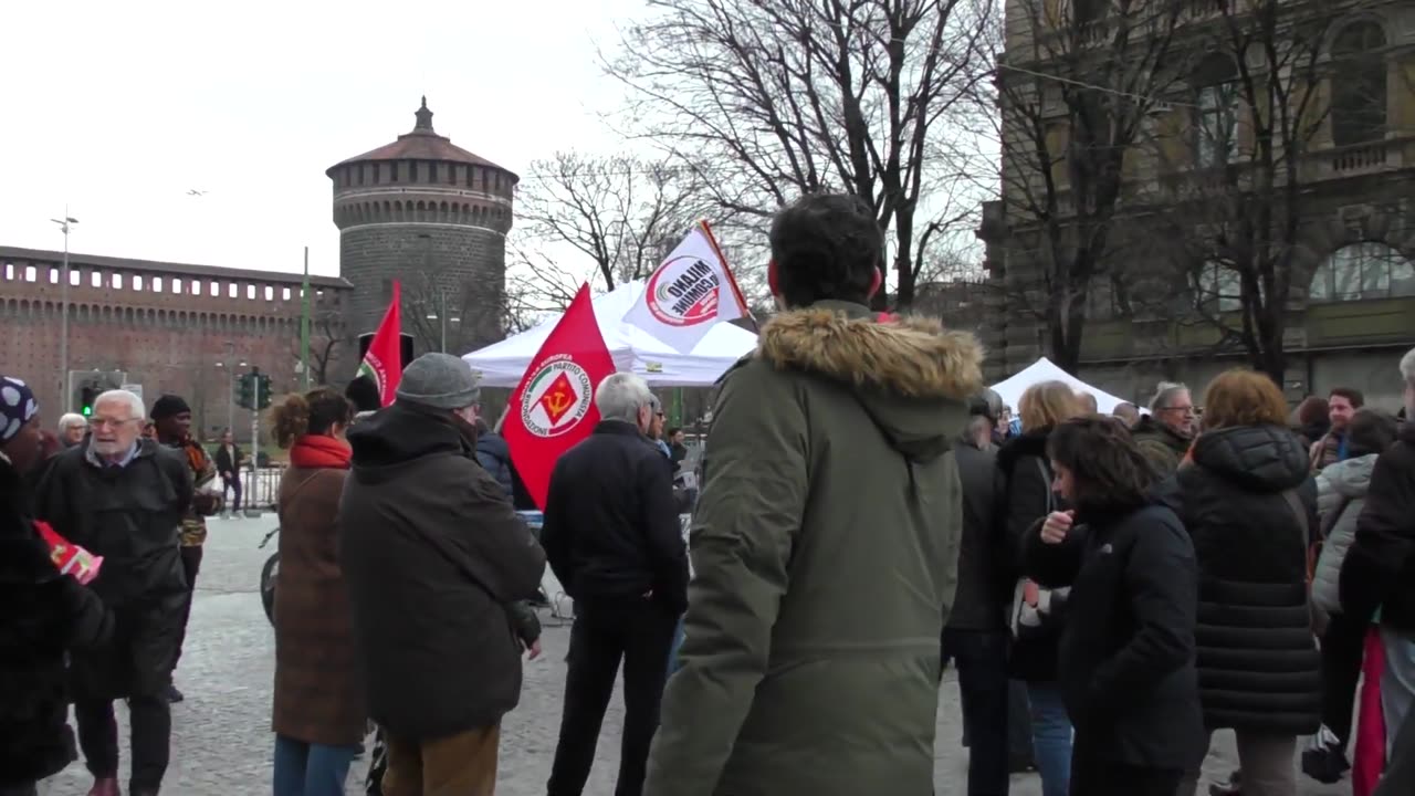 Manifestazione per l'inquinamento a Milano 02-03-2024