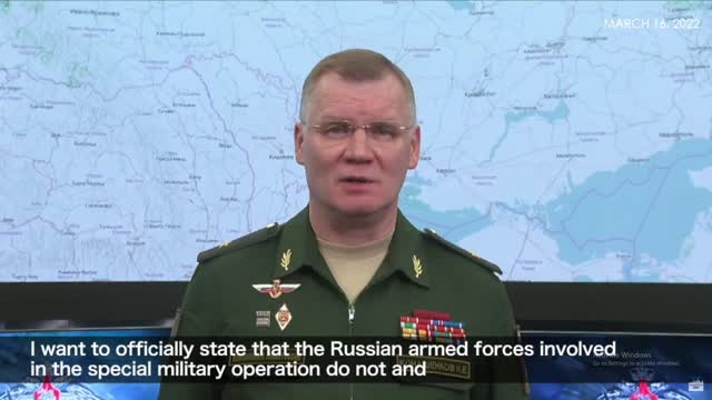 Russia warns Ukraine about chemical false flag attacks