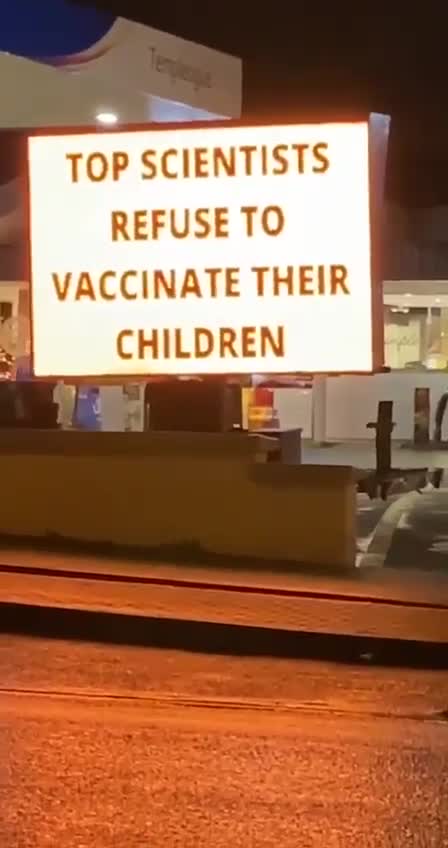 This sign is great - People are waking up!