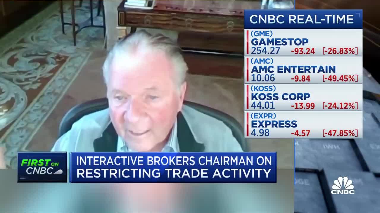 Interactive Brokers chairman: Worried about integrity of the market