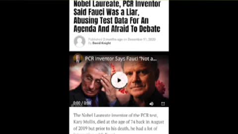 Nobel Laureate PCR inventor Kary Mullis on fraud Fauci