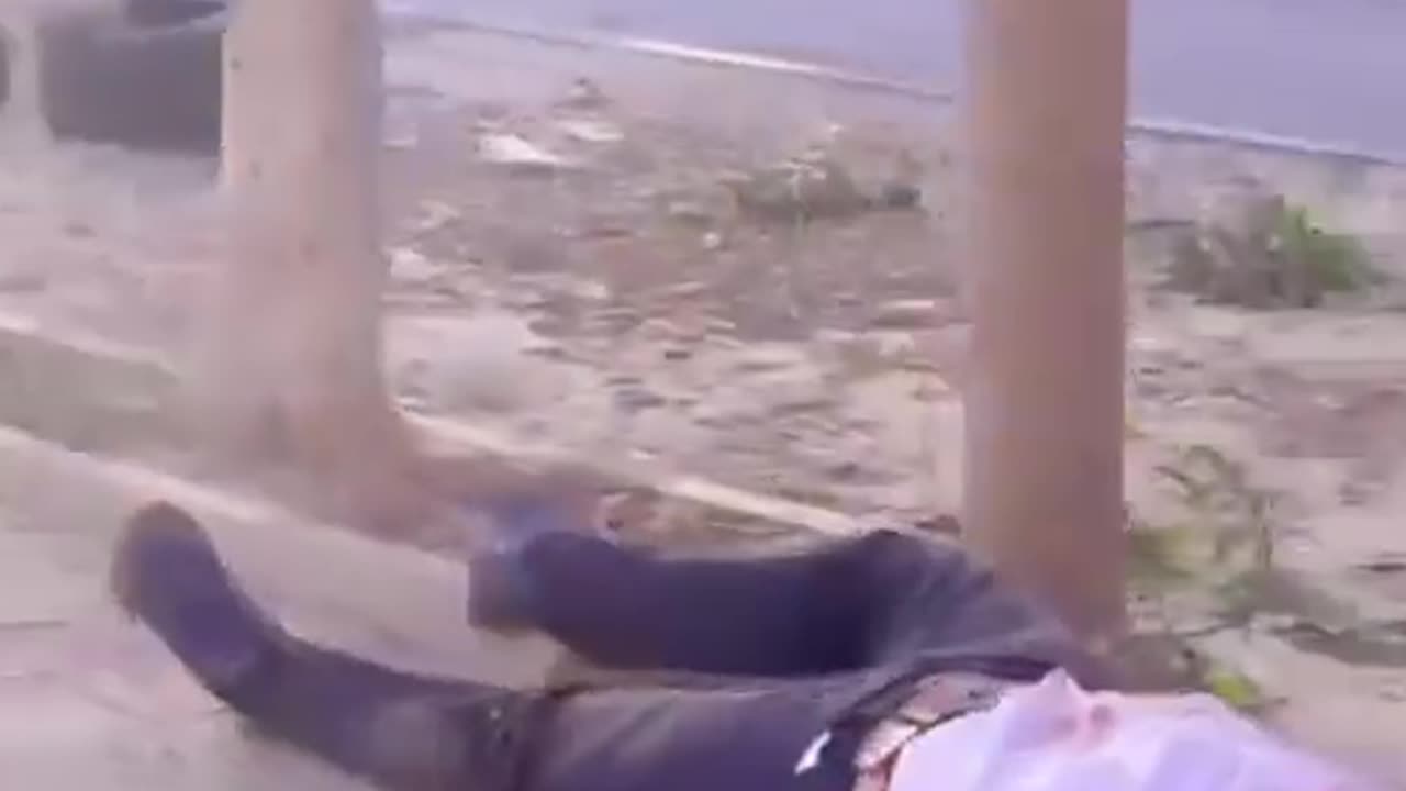 HORRIBLE footage from Gaza Strip today when Israeli airstrikes hit a convoy of civilian cars