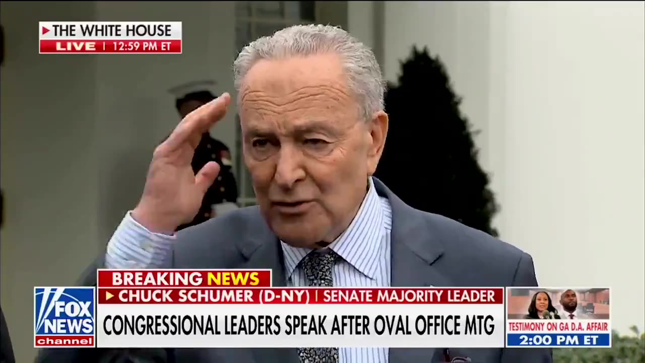 Chuck Schumer Flat Out Admitted He Puts Ukraine Before The Safety Of American Citizens