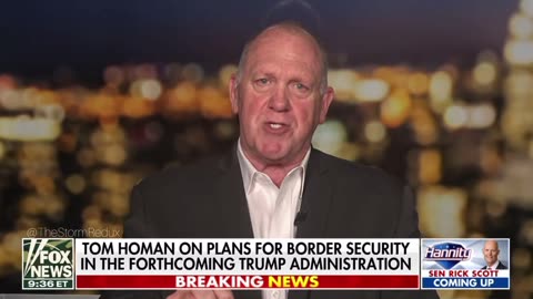 TOM HOMAN : YOUR NEW BORDER CZAR