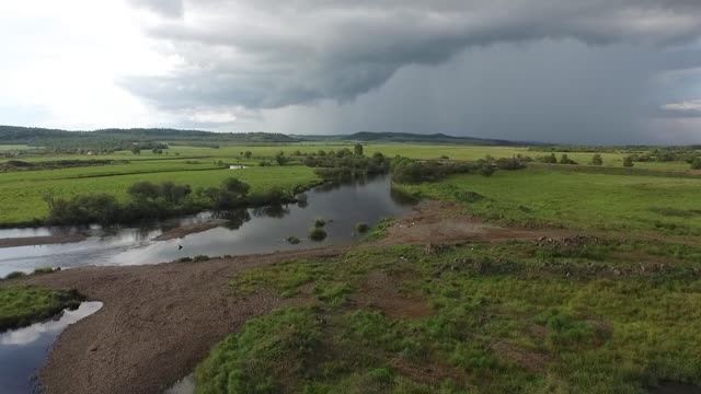 Aerial photo of the Great Khingan Mountains