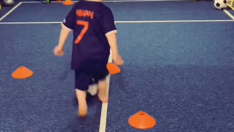 A longer video of Noah playing football from 1 year to 3 years old