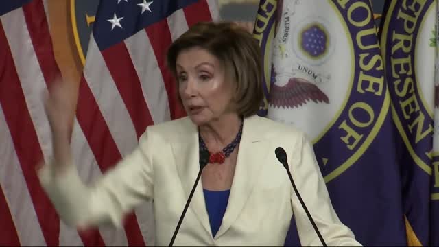 Nancy Pelosi Talking About Required Masks But Not Wearing One Herself!!!