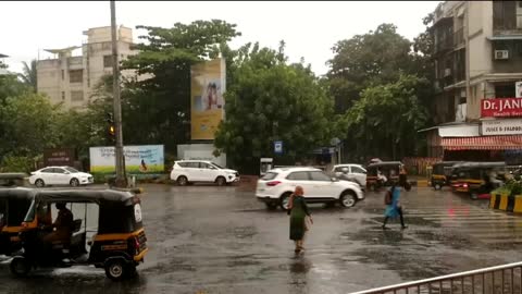 Mumbai Maharashtra barish video