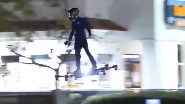 The flying man or glider
