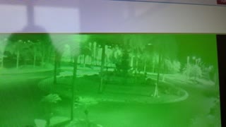 Security footage truck crash