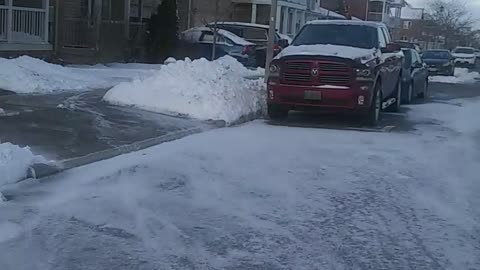 Thick snow