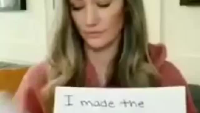 Terminated Nurse who didn't take the vaccine sends a message.
