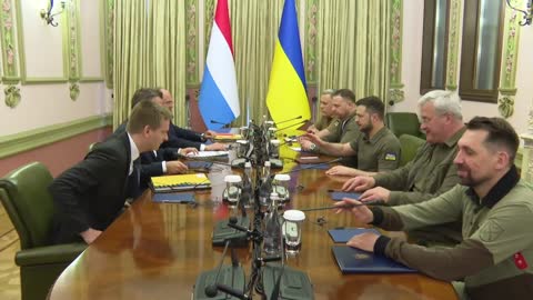 Prime Minister of Luxembourg Xavier Bettel in Kyiv