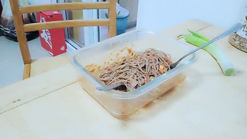 Stasera ho preparato gli spaghetti italiani in Cina